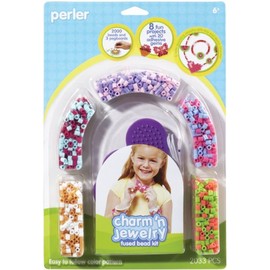 Perler Fun Fusion Fuse Bead Activity Kit Charm 'n Jewelry