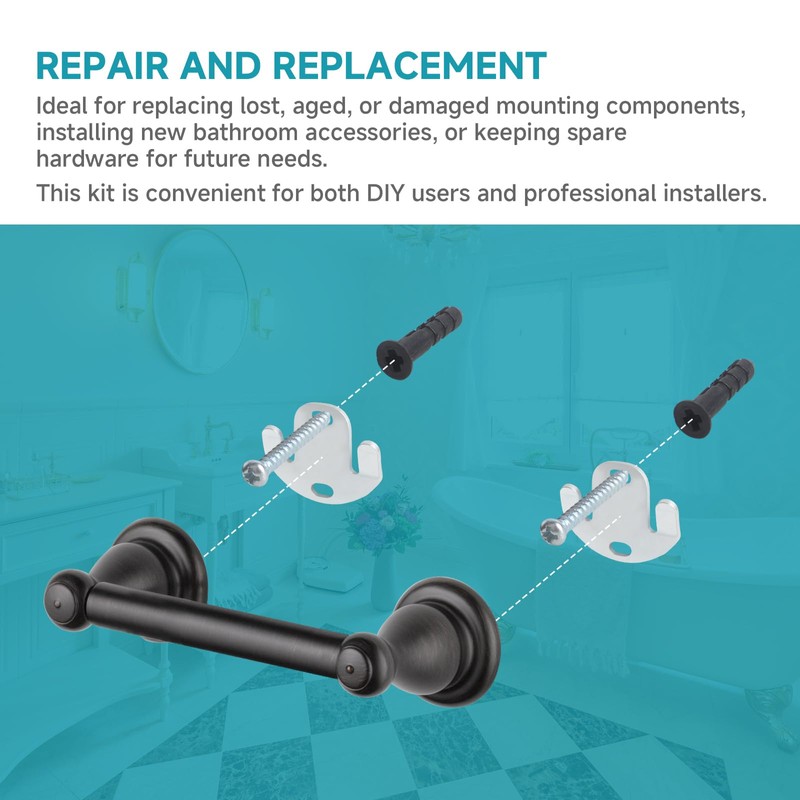 Aigemsi (2-Pack) RP61600 Bathroom Mounting Hardware Kit, Compatible with Delta