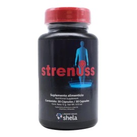 Strenuss Shela Auxiliar En Problemas Prostáticos 30 Cápsulas Sabor Sin sabor