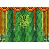 Indian Carnival Backdrop 7x5ft Banana Leaf Green Chatiya Ganesh Photography