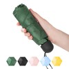 Chakipee Mini Umbrella Small Pocket Umbrella with 6 Ribs Compact