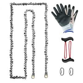 SENSILIN High Limb Rope Saw 55 In Chain Only, 55 Inch Chain Saw with 70 Sharp Teeth Double Side Teeth