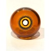 Globe New: Old Stock Hand Blown 3" Diameter Amber Glass