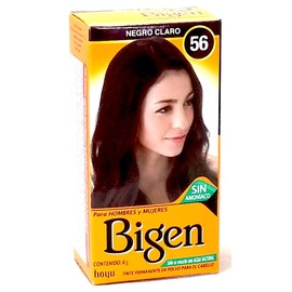Tinte Bigen En Polvo Negro Claro ·56· Permanente 6g