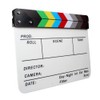 Acrylic Clapboard 9.6x11.7" /25x30cm Dry Erase Director Film Movie Clapper
