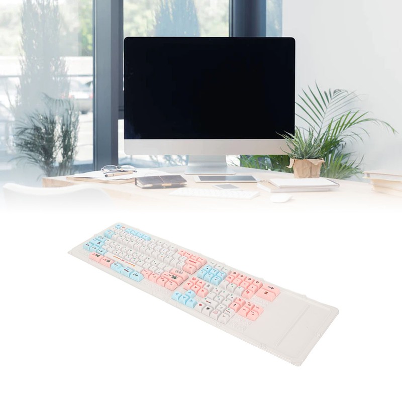 PBT Keyboard Keycaps 130 Keys Dye Sublimation Ergonomic Rich Colors