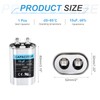 sourcing map 15MFD CBB65 Run Start Capacitor 15uF, 370/440V Oval