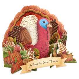 American Greetings Thanksgiving Pop Up Card (Good Food, Great Times, Wonderful People)