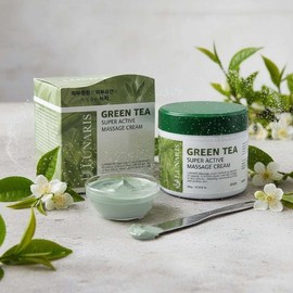 Lunaris 300g Massage Cream Green Tea Super Active Massage Cream / 마사지 크림 300g 녹차 그린티 슈퍼 액티브 마사지크림