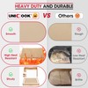Unicook Pizza Stone, Heavy Duty Cordierite Pizza Pan for Oven