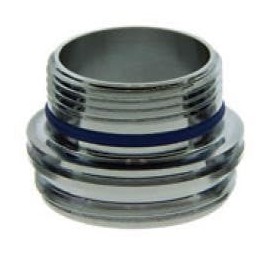 Cache Faucet Adapter Converts Threads Take Standard Female Aerators Chrome Plated Brass 5 Size Options (Tiny Junior)