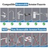 Dishwasher Snap Coupling Adapters, Faucet Adapter for Portable Washer Compatible