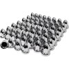 XIUHUA 33mm Chrome Lug Nut Covers ABS Plastic 60 Pack