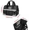 HAUTMEC Pro 16-inch Wide Mouth Tool Bag With 47 Pockets,