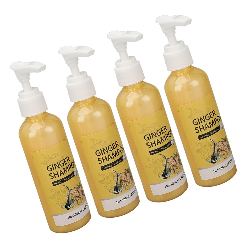 100ml Ginger Hair Regrowth Shampoo Dandruff Removal Itching Relief Deep