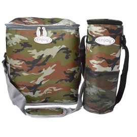 XXXL Camouflage Bag 22L Insulated Lunch Bag Military Cooler Bag and 2L Cool Bag Picnic Bag 3 Layers Cooler Bag Fishing Camping Hunting Freezer Bag Food Water