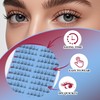 Mayhug Wimpern Extensions, 120pcs D Curl Einzelne Wimpern, DIY Wimpernverlängerung