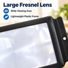 Large Full Page Magnifying Glass for Reading, Lightweight Handheld Reading