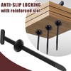 200 Pack Nylon Universal Cable Tie Buckle Zip Tie, Heavy
