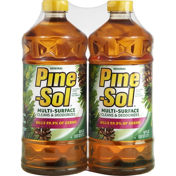 Pine-Sol Multi-Surface Cleaner, Original Scent, Two Count Bottle, 120 fl oz Total