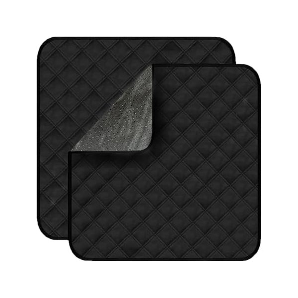 GRUENERDE GRUENERDE 2pcs Waterproof Chair Pads for Incontinence Washable Seat