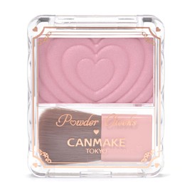 Canmake Powder Cheeks P05 Classy Mauve Pink, 0.06 oz (1.8 g), Clear, Glossy, Bluish Pink