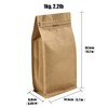 50 Pieces 1 Kg Kraft Paper Stand Up Coffee Bag/Flat