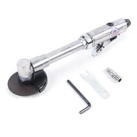YIPONYT Pneumatic Angle Grinder, Long Handle Pneumatic Cut Off Tool 3-inch 18000RPM Air Cut-Off Tool Extended Cutting Tool