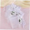 Healeved 36 Pcs Mini Bag Mini Candy Bags Flower Gauze