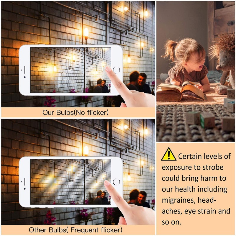 XININSUN T10 led bulb, Dimmable T10 frosted led light bulbs,8W