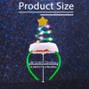 Firuilo Light Up Christmas Headbands Springy Christmas Tree Hairbands With