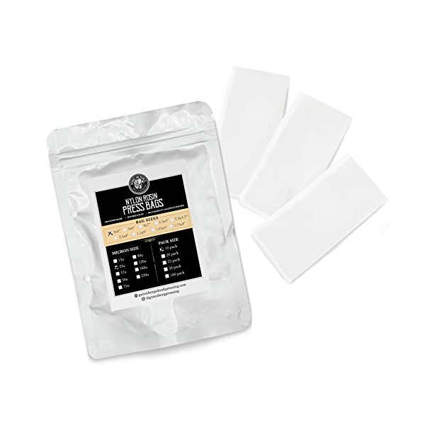 Gutenberg's Dank Pressing Co 2x4 inch premium rosin bags 10-100