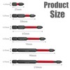 1 Set Screwdriver Bit Set, 6 Size PH2 High Strength