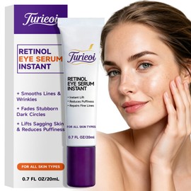 PDRN Instant Eye & Face Tightening Serum, Instant Face Tightener, Under Eye Cream for Dark Circles & Puffiness, Retinol Correxion Deep Wrinkle，Rapidly Improves the Look of Aged Skin