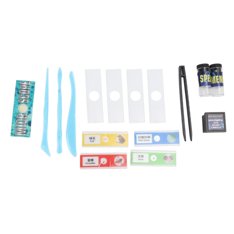 Microscope for Kids 100X 600X 1200X Zoom LED Light Science