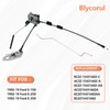 Blycorul Rear Door Latch Assembly with Cable & Rod, Right