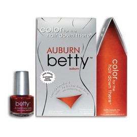 Auburn Betty - Hair Color for the Hair Down There Kit - Includes Matching Nail Polish!