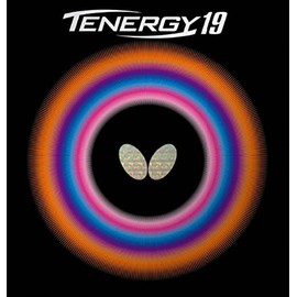 Butterfly Tenergy 19 Table Tennis Rubber - Professional Table Tennis Rubber - Available in 1.7 mm, 1.9 mm, or 2.1 mm Sponge - Red or Black - 1 Table Tennis Rubber Sheet