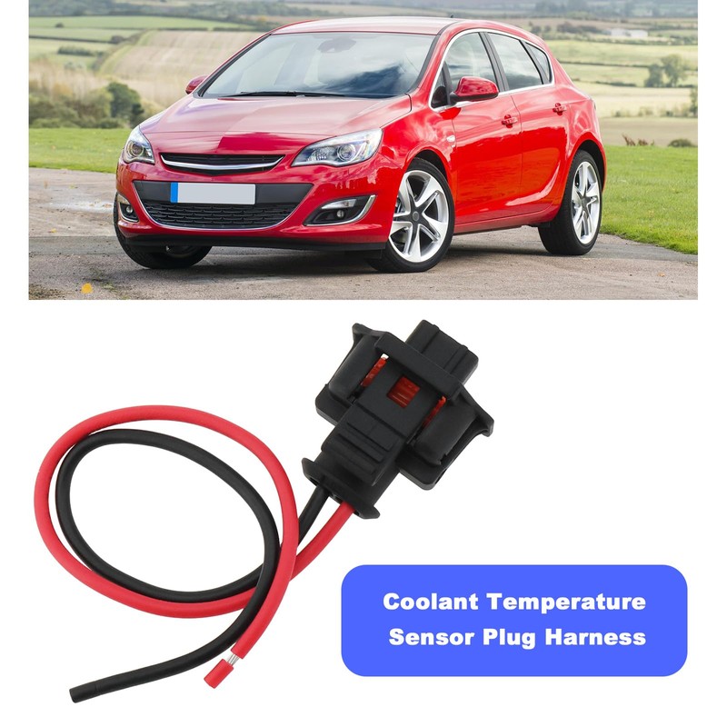 VGOL 2pcs Coolant Temperature Sensor Plug Harness 1338370 Compatible with