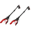 Grabber Reacher Tool 32" Aluminum Magnetic Claw with LED Light,