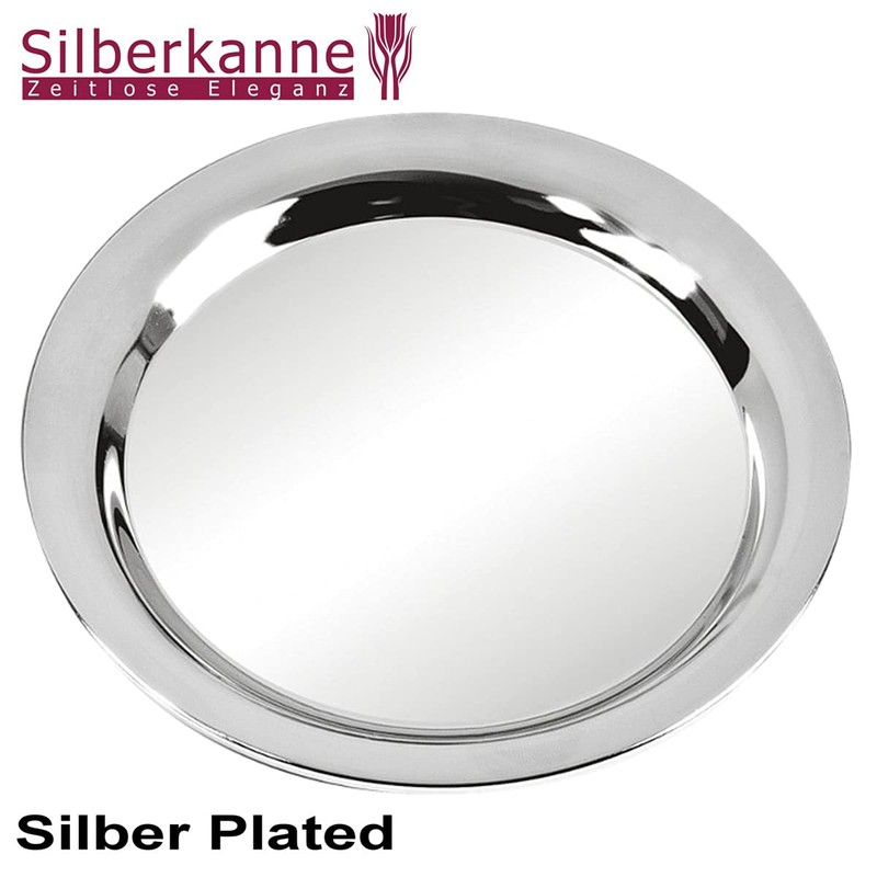 SILBERKANNE Exclusive Bottle Coaster Bottle Plate Diameter 16.5 cm Can