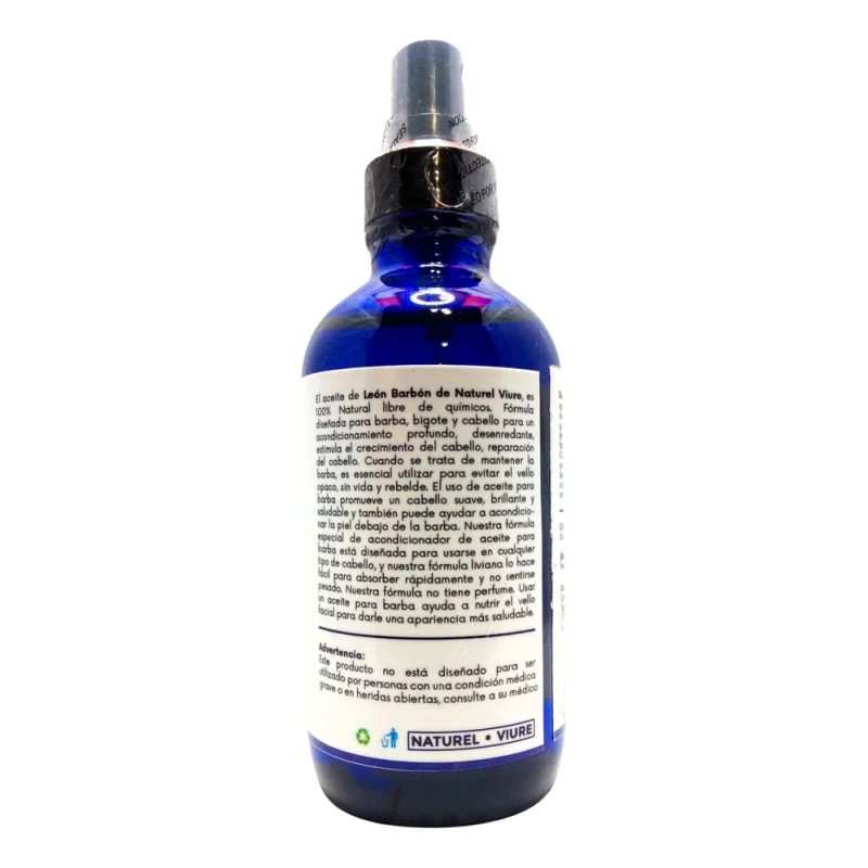 Aceite Para Barba Crecimiento Hidratante Y Reparador 120ml Sin Olor