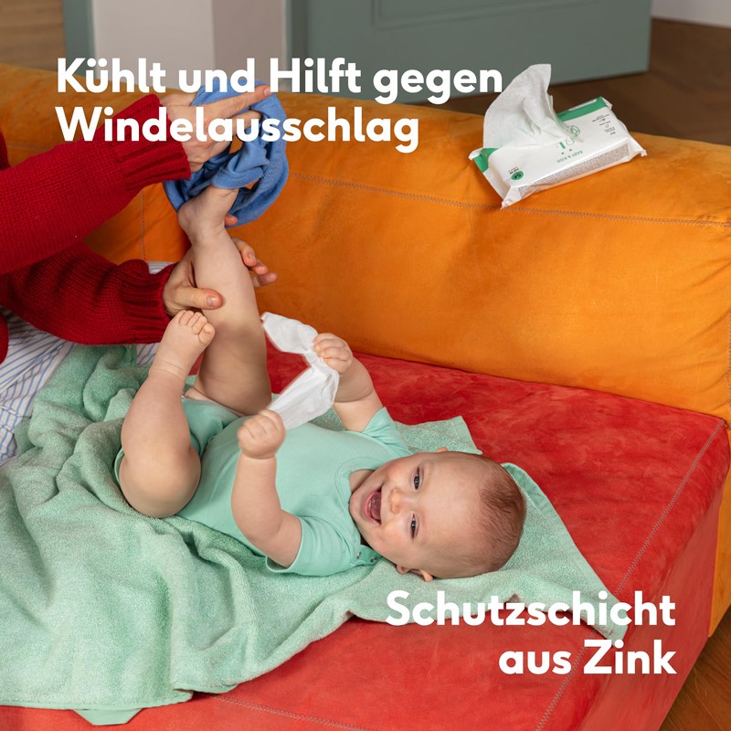 Naïf, Windelcreme parfümfrei für Baby & Kind 75 ml, Pink