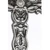 UHRIG Solid Iron Wall Cross, Wrought Iron Crucifix for Hanging,