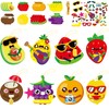 chiazllta 32 Packs Fruit Craft Kits for Kids Summer DIY