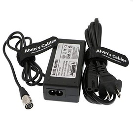 Alvin's Cables Machine Vision Basler 12V Hirose 6 pin Female Connector with Cable for Camera 110-240V Power E2V