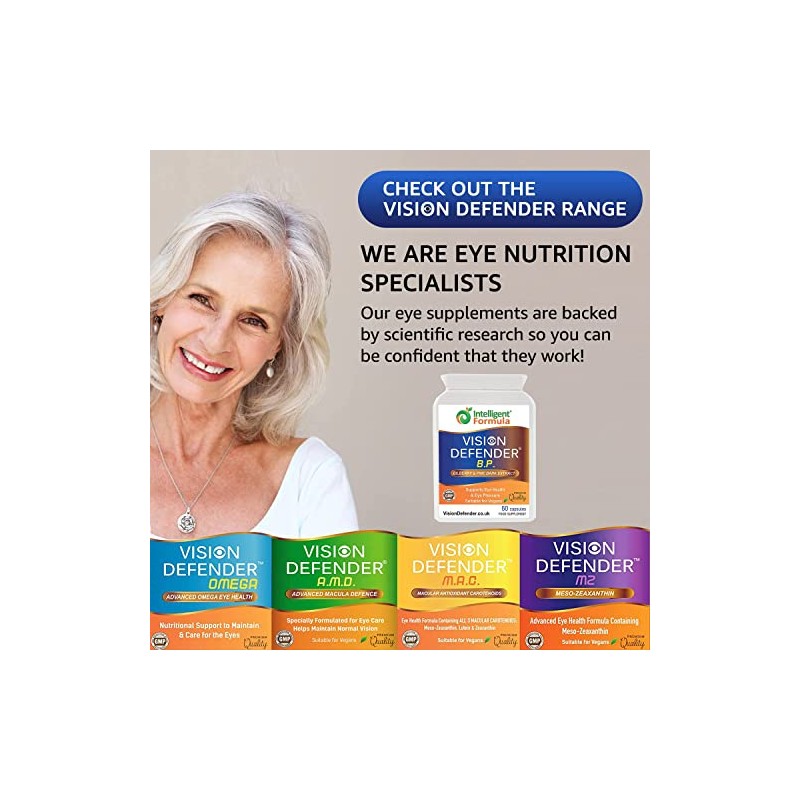 Vision Defender BP Eye Supplement: Bilberry and Pine Bark Extracts