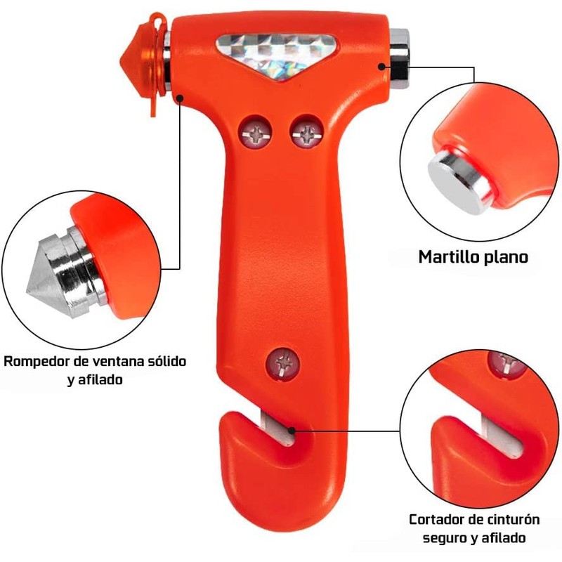 JBM® 52259 Glass Breaker Hammer and Belt Cutter Safety