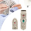 Pssopp Vintage Needle Case, Zinc Alloy Sewing Needle Holder, Prevents