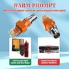 Elecbee BNC Female to RJ45 Male Adapter 180 Degree 50